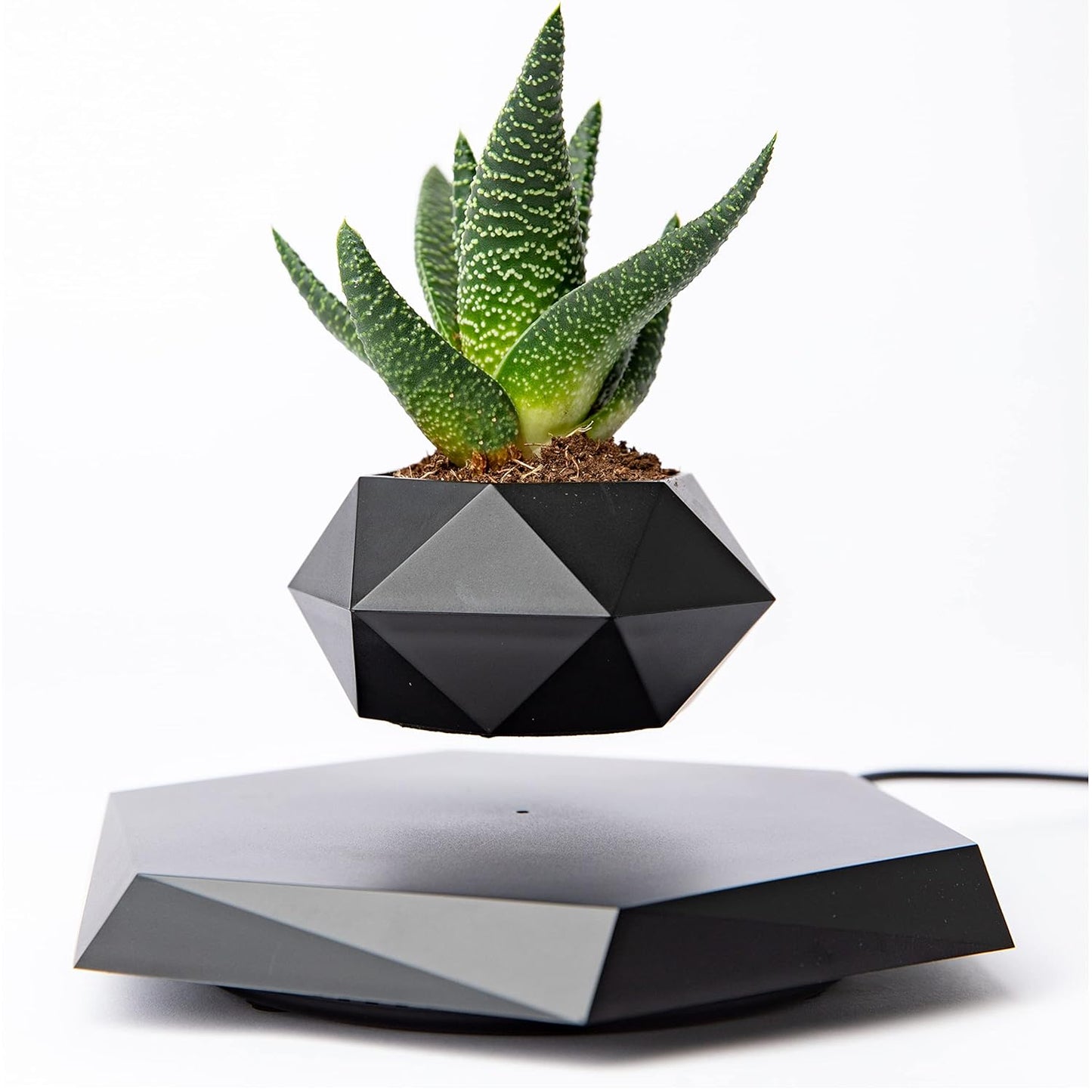 Levitating Plant Pot – 360° Magnetic Floating Bonsai Planter